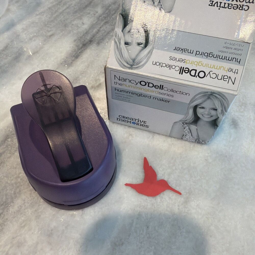 Creative Memories HUMMINGBIRD Maker Paper Punch Shape Nancy O'Dell - RARE